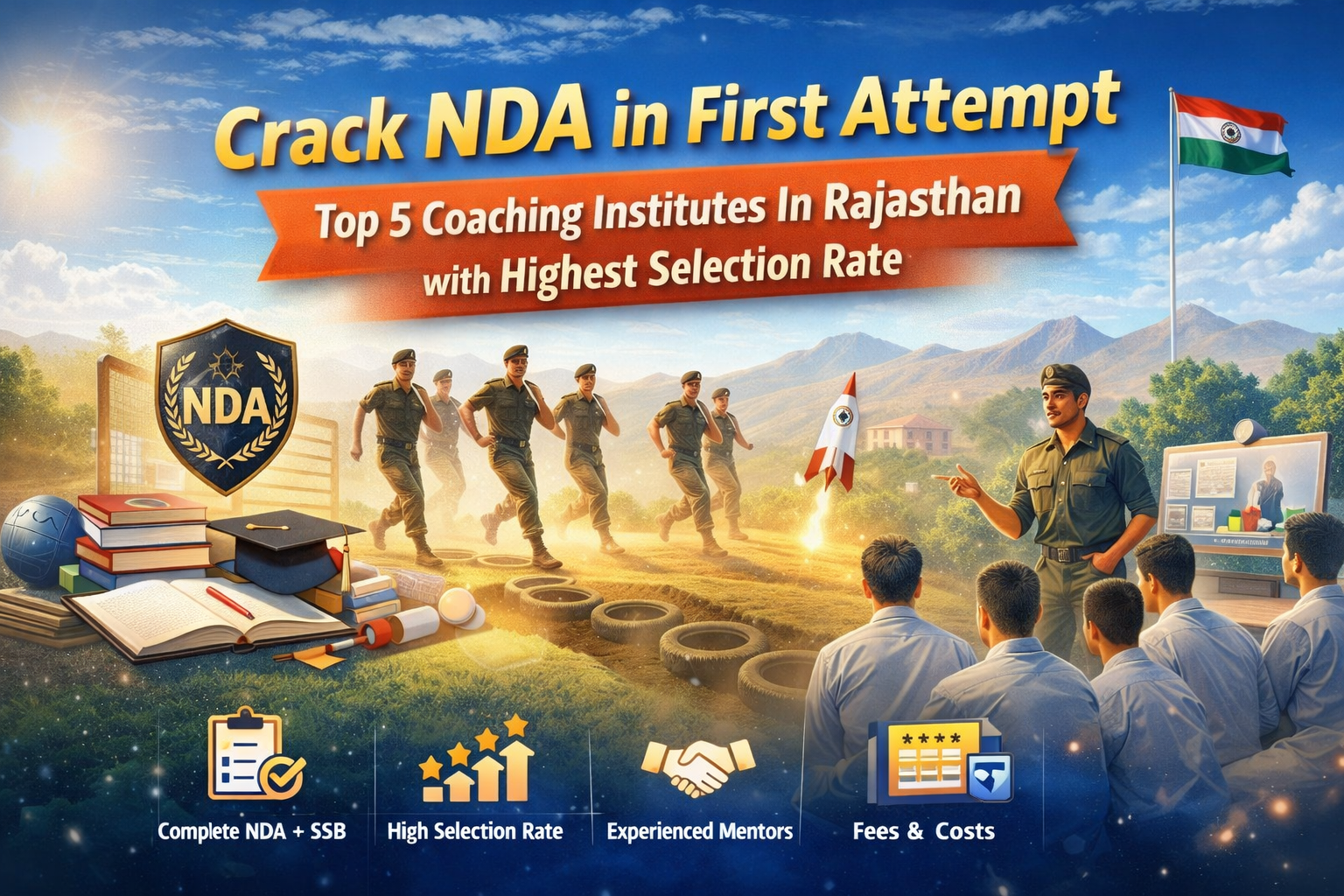Crack NDA in First Attempt: Top 5 Coaching Institutes In Rajasthan with Highest Selection Rate